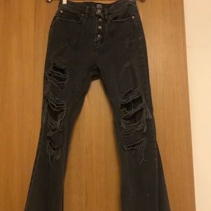 Urban outfitters cropped flare jeans!